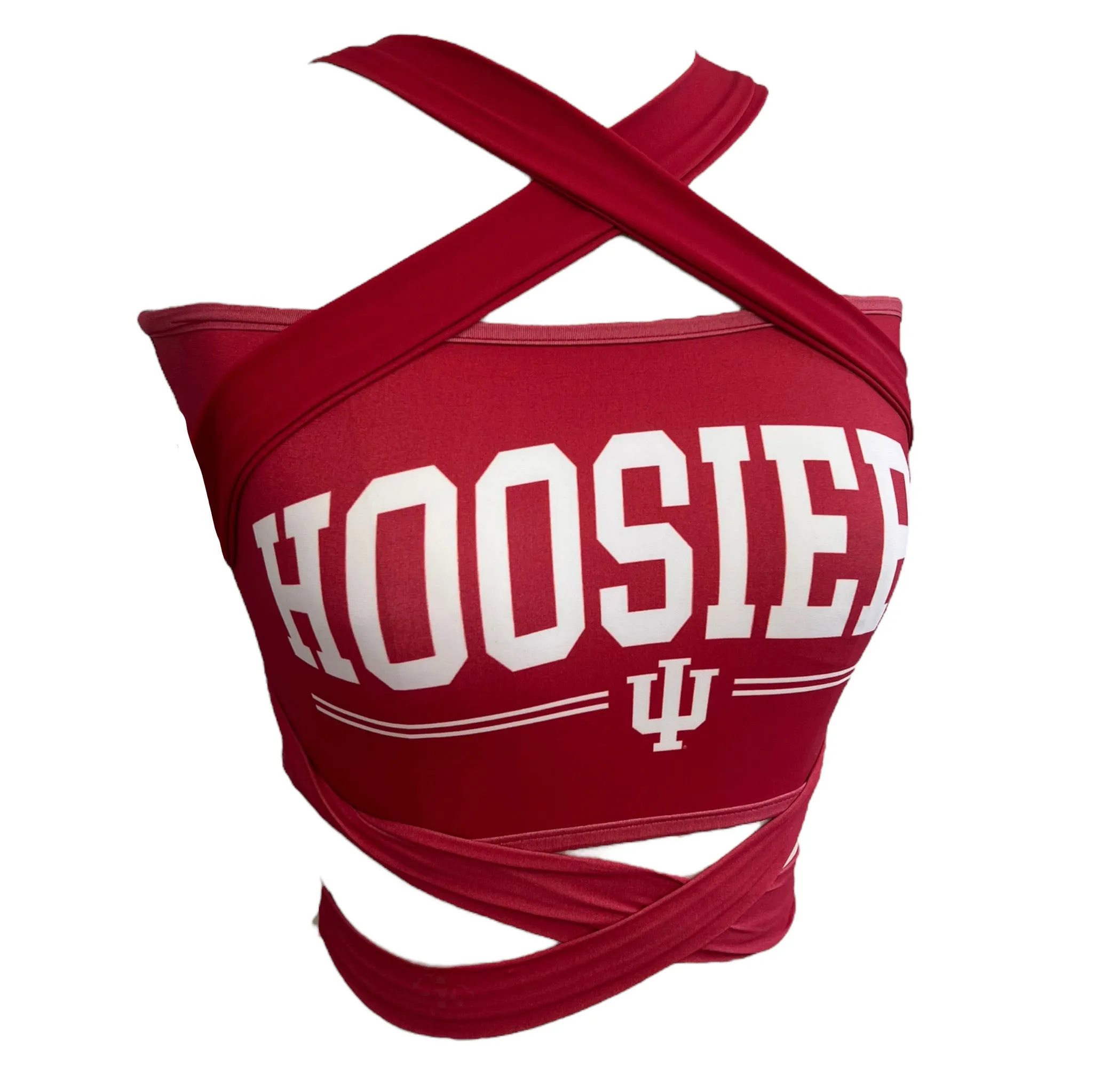 Indiana Hoosiers Crimson Multi Way Bandeau Top