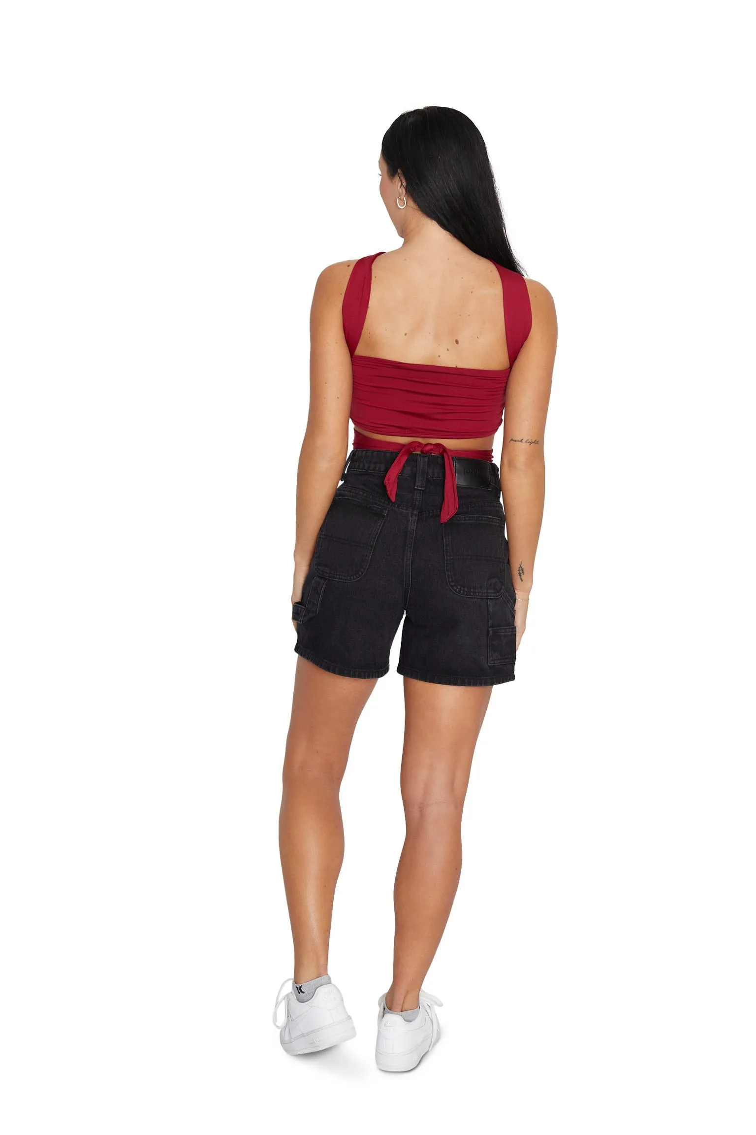 Indiana Hoosiers Crimson Multi Way Bandeau Top