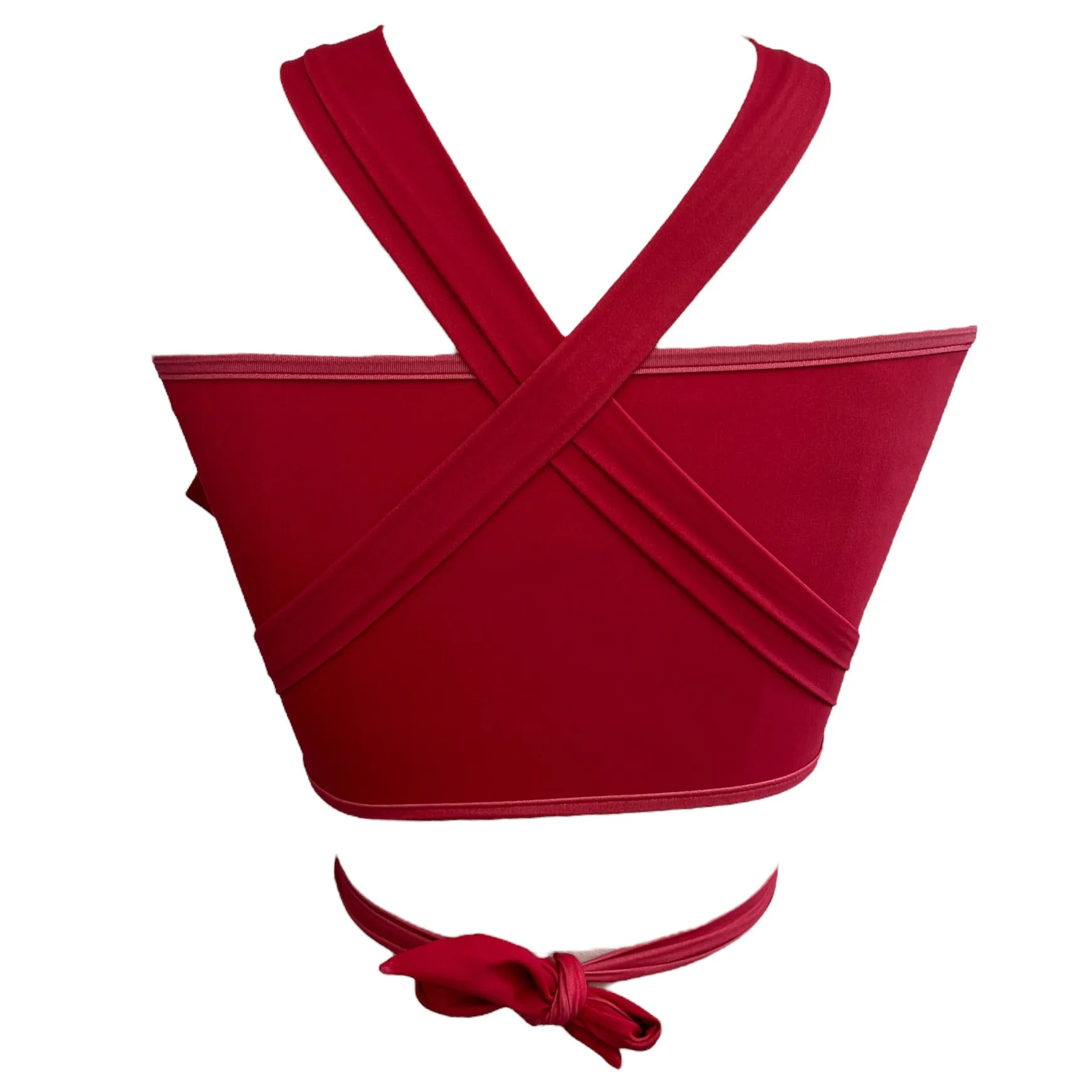 Indiana Hoosiers Crimson Multi Way Bandeau Top