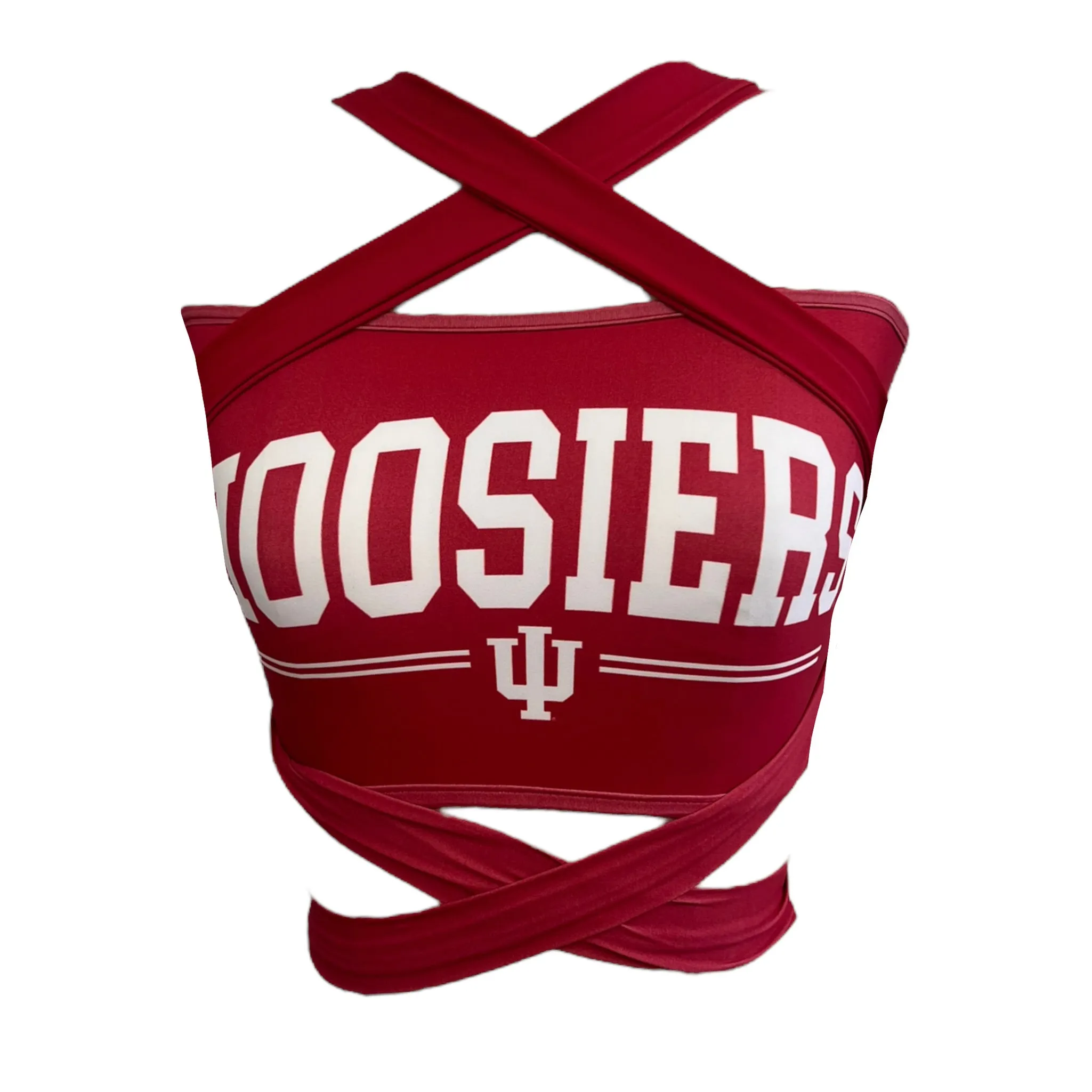 Indiana Hoosiers Crimson Multi Way Bandeau Top