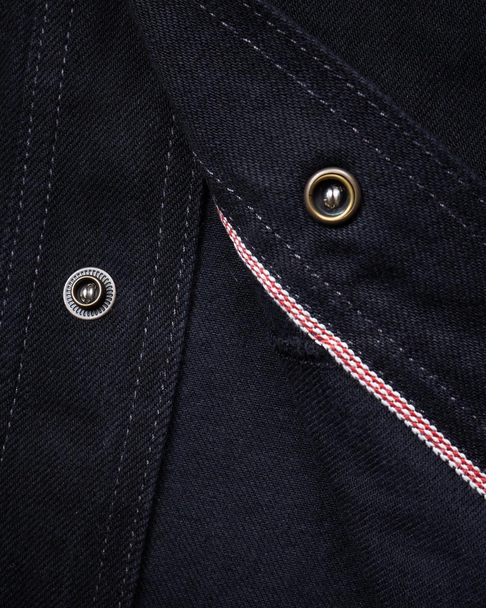 Indigofera Fargo Trucker Jacket Gunpowder Rinsed