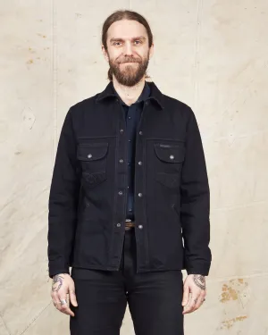 Indigofera Fargo Trucker Jacket Gunpowder Rinsed
