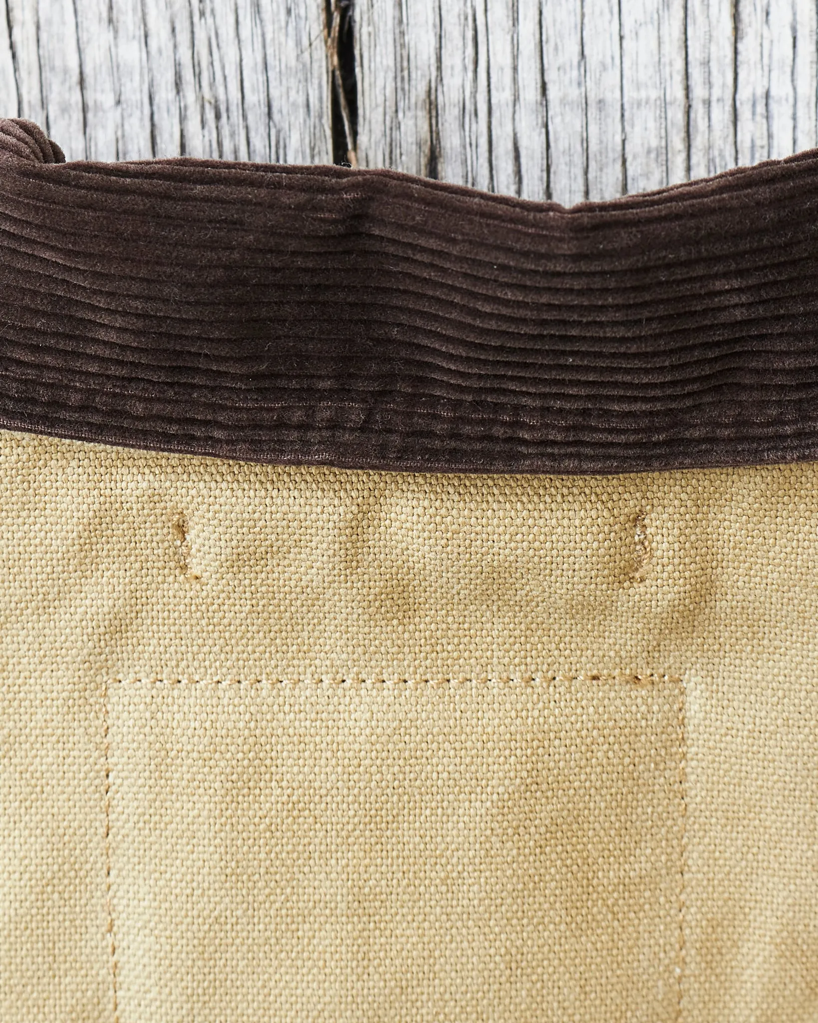 Indigofera Fargo Trucker Jacket Smithson Canvas Light Beige