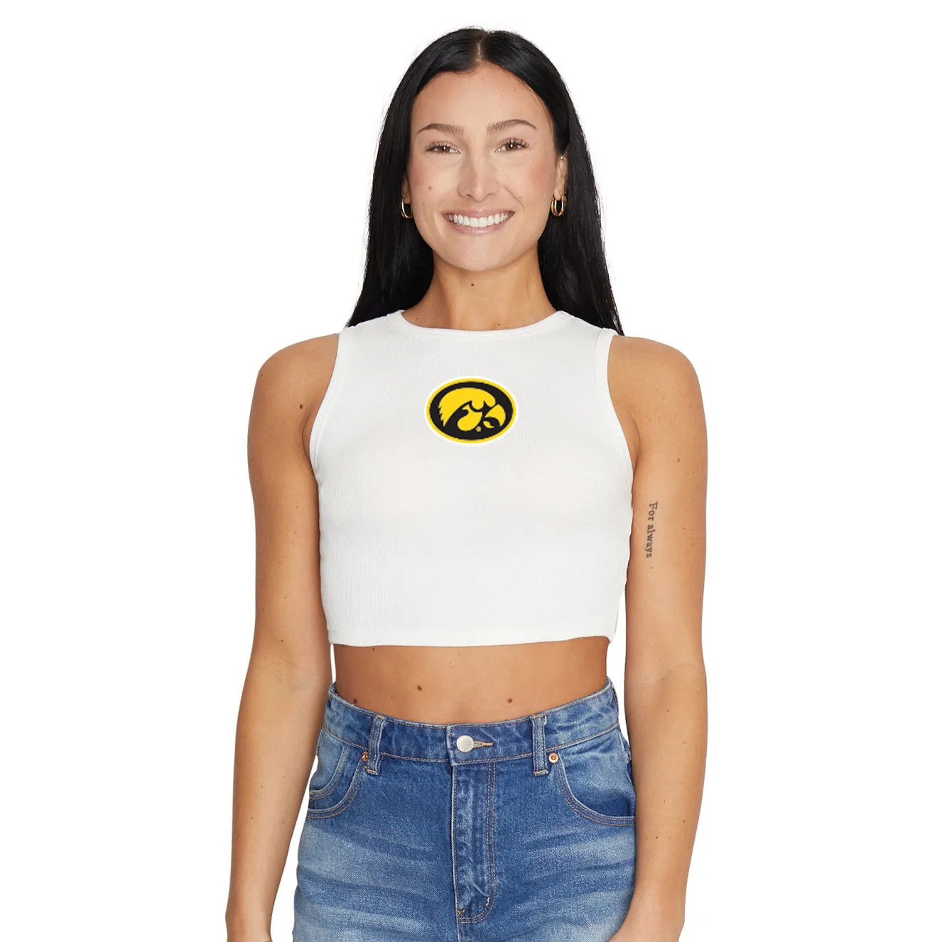 Iowa Hawkeyes Touchdown Ribbed Tank