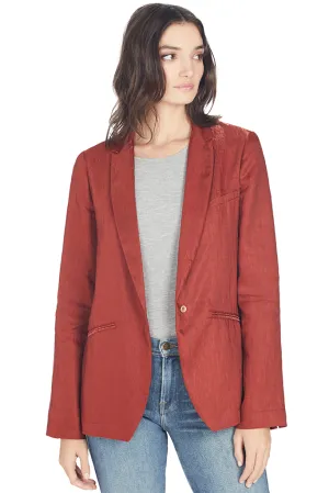 Iridescent Linen Satin Jacket