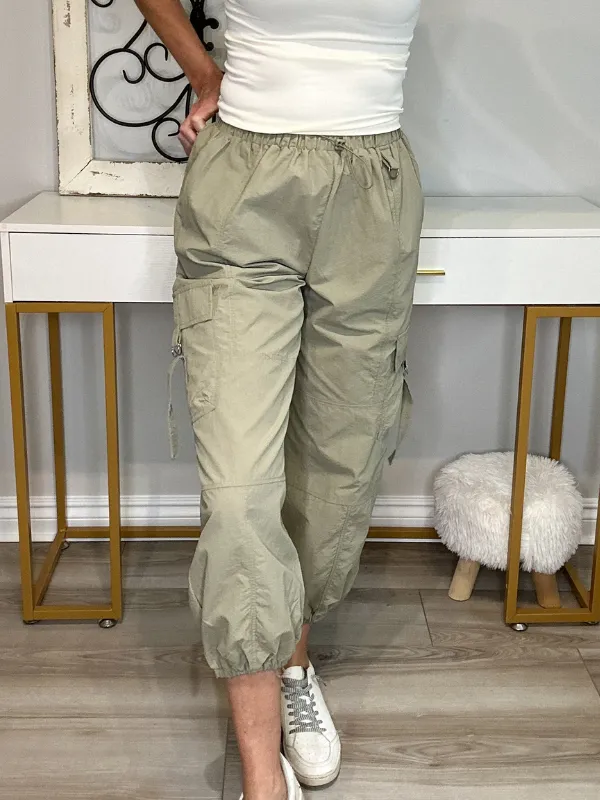 JAMES CARGO JOGGERS - LIGHT OLIVE