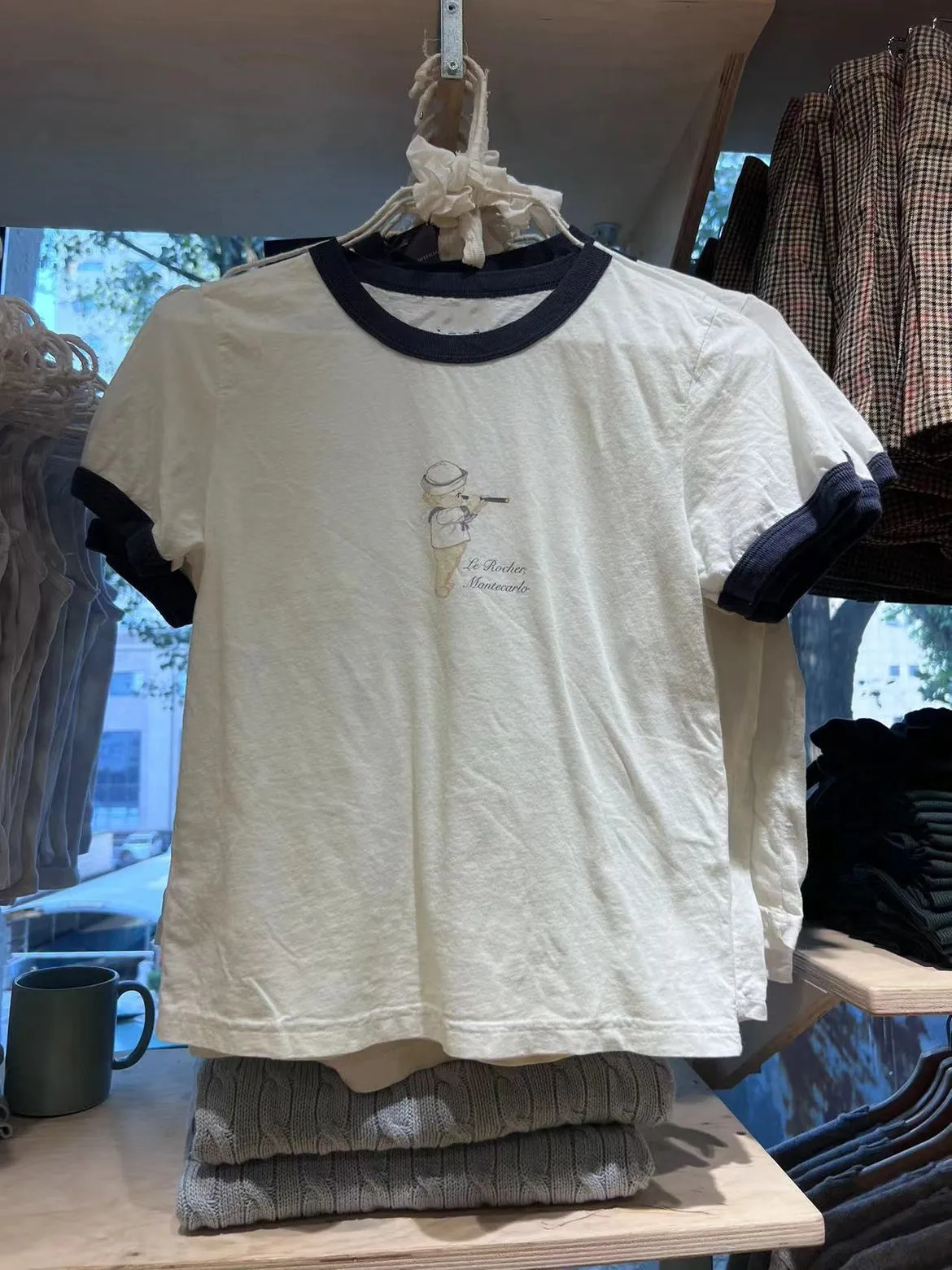 JazzHer Cartoon Print Cotton T-shirts Women Summer Patchwork Round Neck Short Sleeve Y2k T Shirt Female Vintage Streetwear Slim Tops