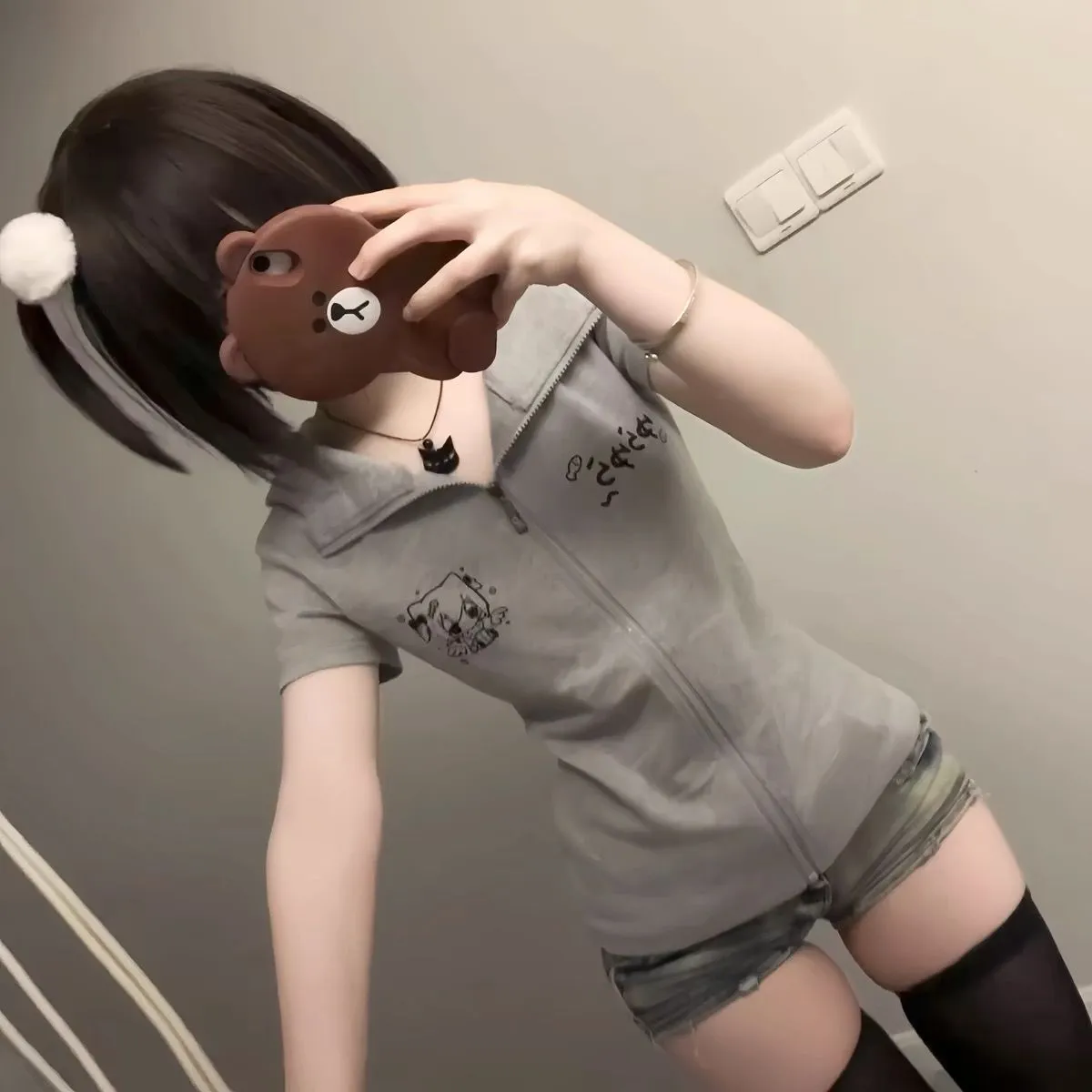 JazzHer Hoodies Zip Up Hooded Women Clothing Slim Oversized Tops Punk Sexy Casual Korea Sweatshirt Gothic Kawaii Sweet Girl Coat Y2k Top