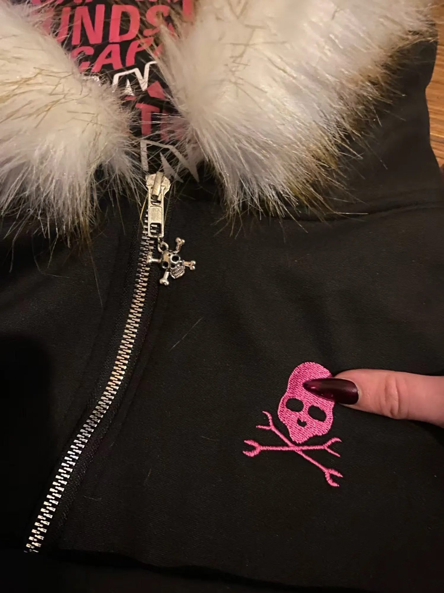 JazzHer Y2k Skulls Zip Up Hoodie Women Clothes Punk Slim Streetwear Sweatshirts Femme Gothic Emo Girl Hoodies Oversized Top Graphic Coat