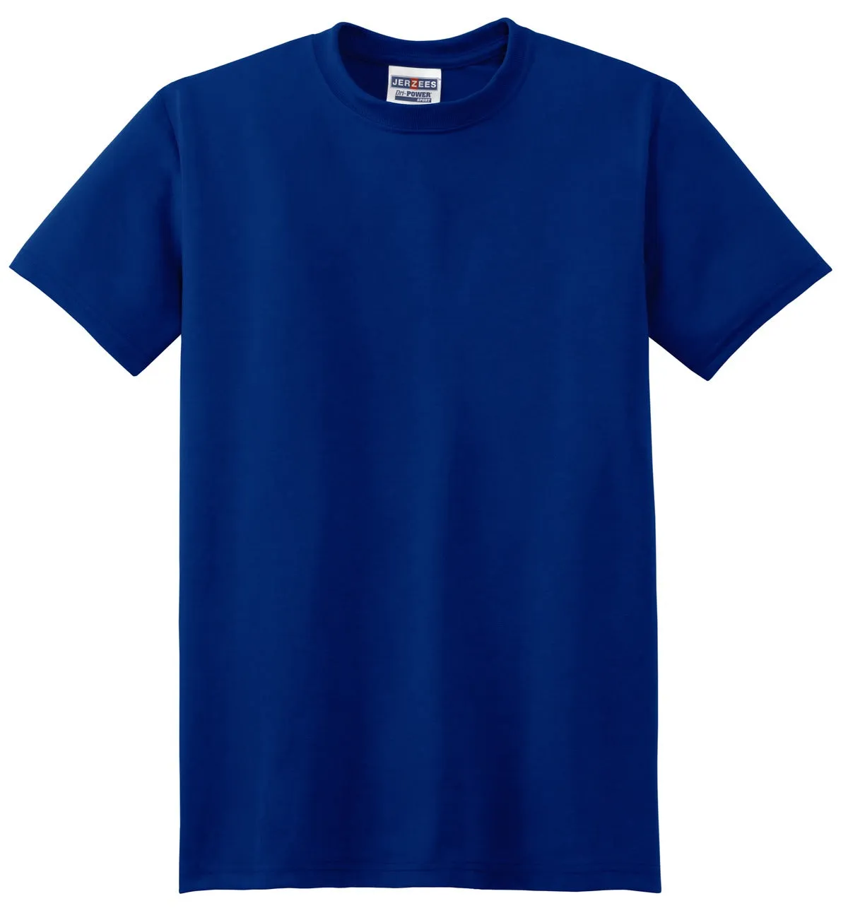 Jerzees Dri-Power 100% Polyester T-Shirt. 21M Royal