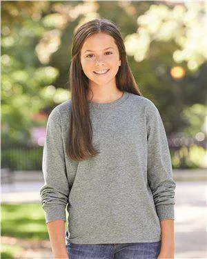 Jerzees Youth Dri-Power® Long Sleeve T-Shirt - 29BLR