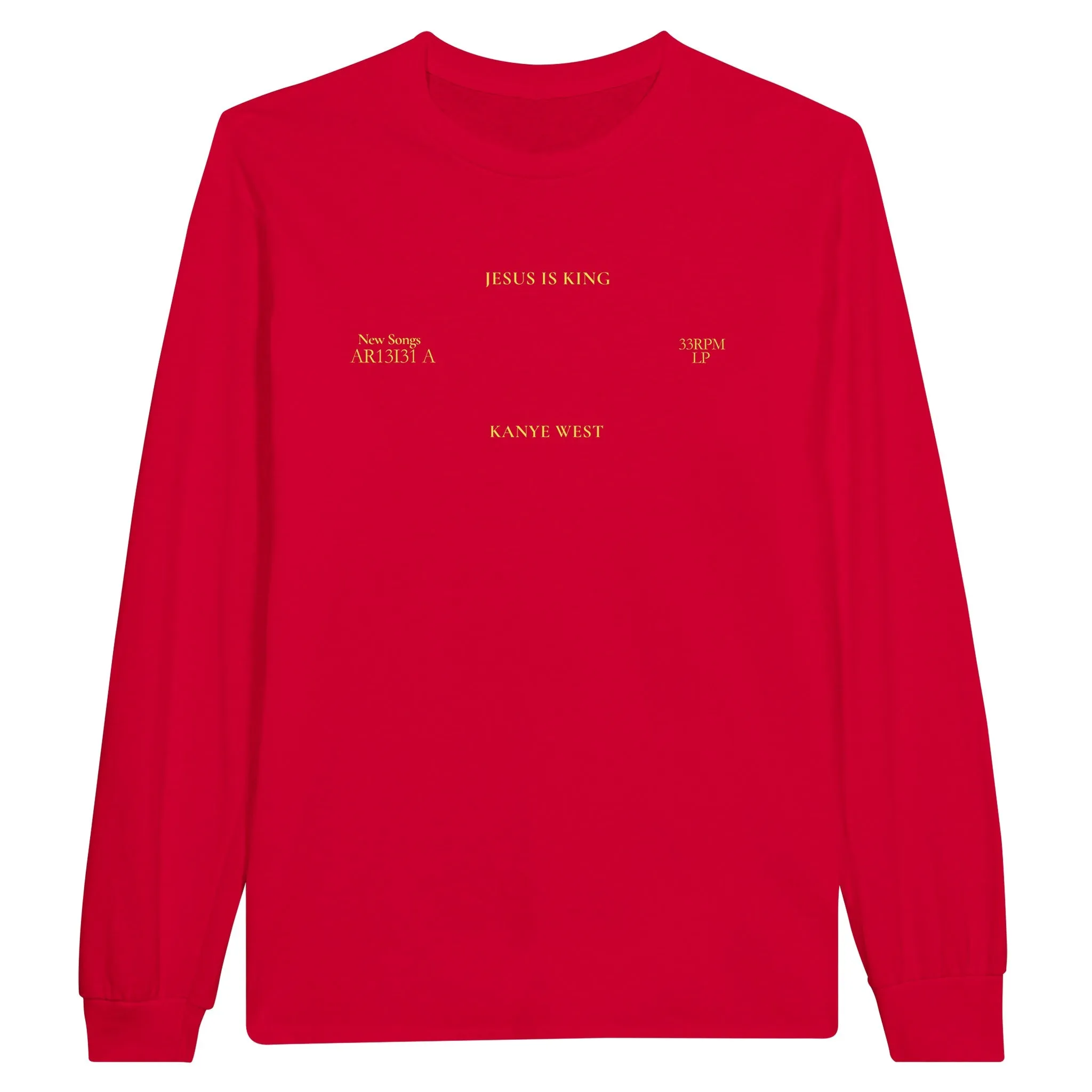 Jesus is King Unisex Long Sleeve Tee T-shirt