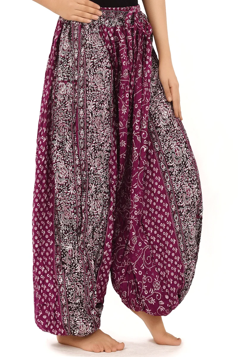 Jodha Maharani Bloomer 100% Cotton magenta WS