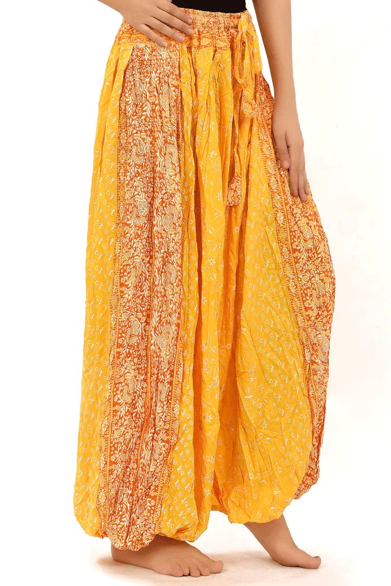 Jodha Maharani Bloomer 100% Cotton yellow WS