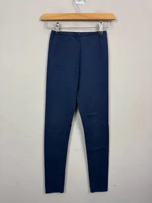 John Lewis navy leggings 12y