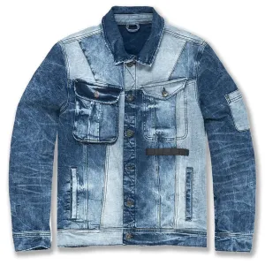 Jordan Craig Men Fort Greene Denim Trucker Jacket (Tonal Blue)