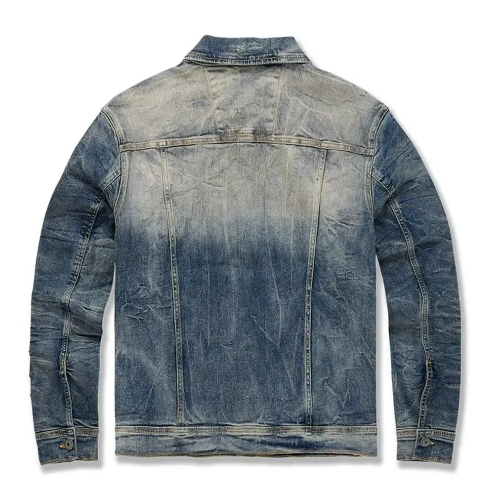 JORDAN CRAIG MEN HAMILTON DENIM TRUCKER JACKET (Lager)