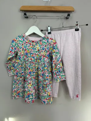 Joules Ditsy Floral Jersey Dress set 18-24m