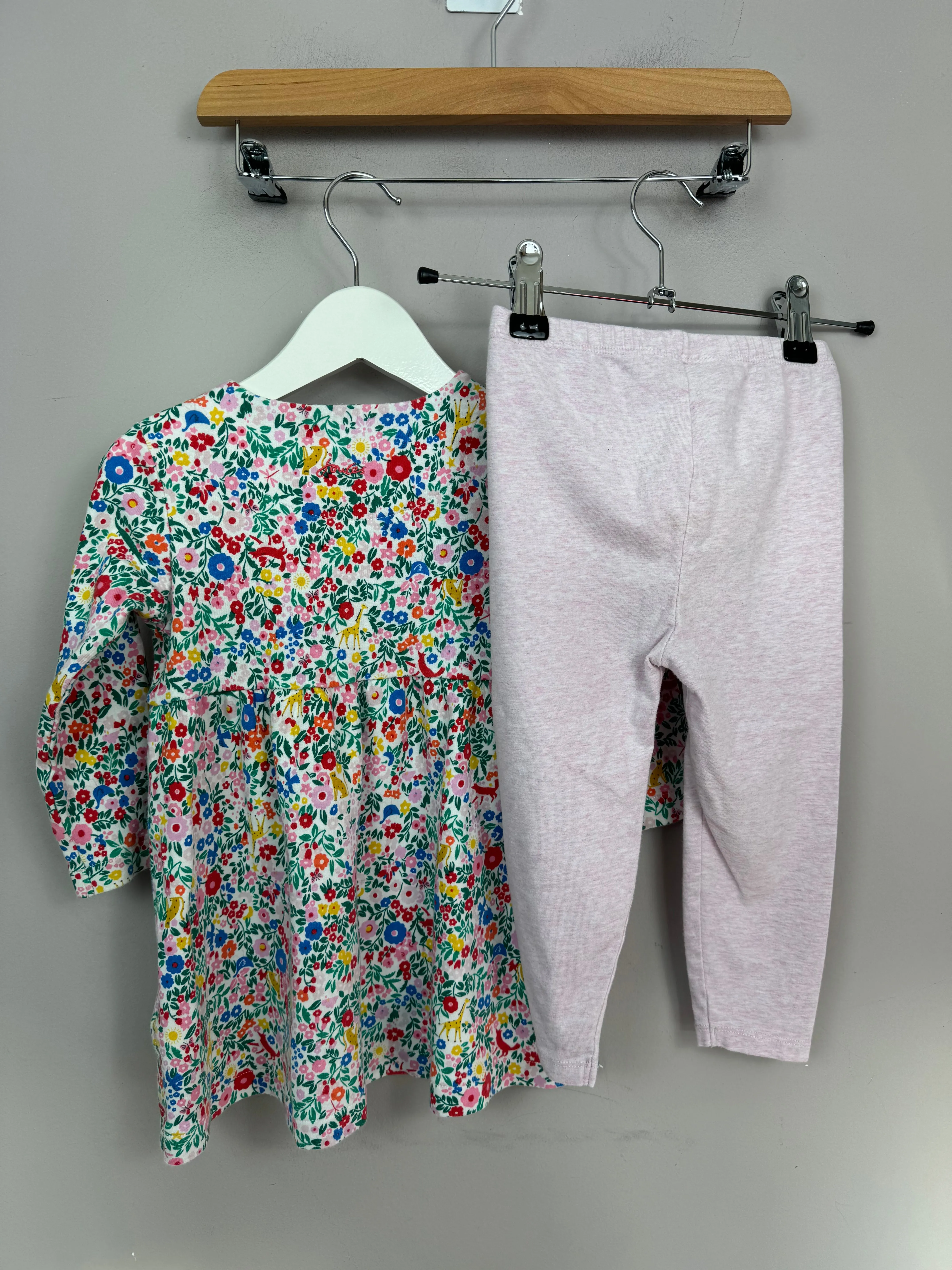 Joules Ditsy Floral Jersey Dress set 18-24m