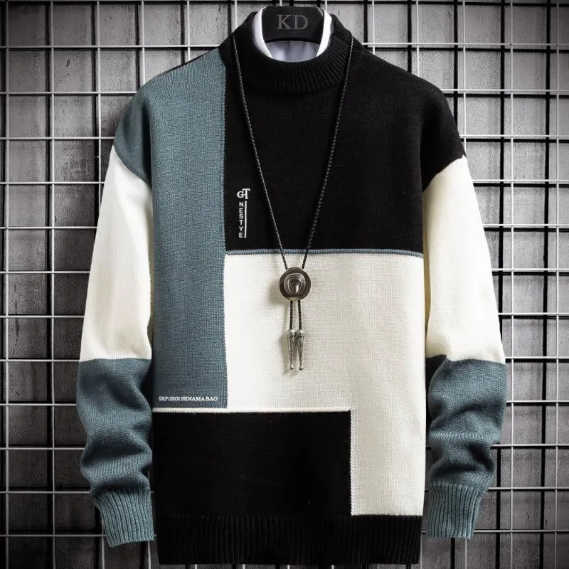 Junpyo Patchwork Knit Sweater