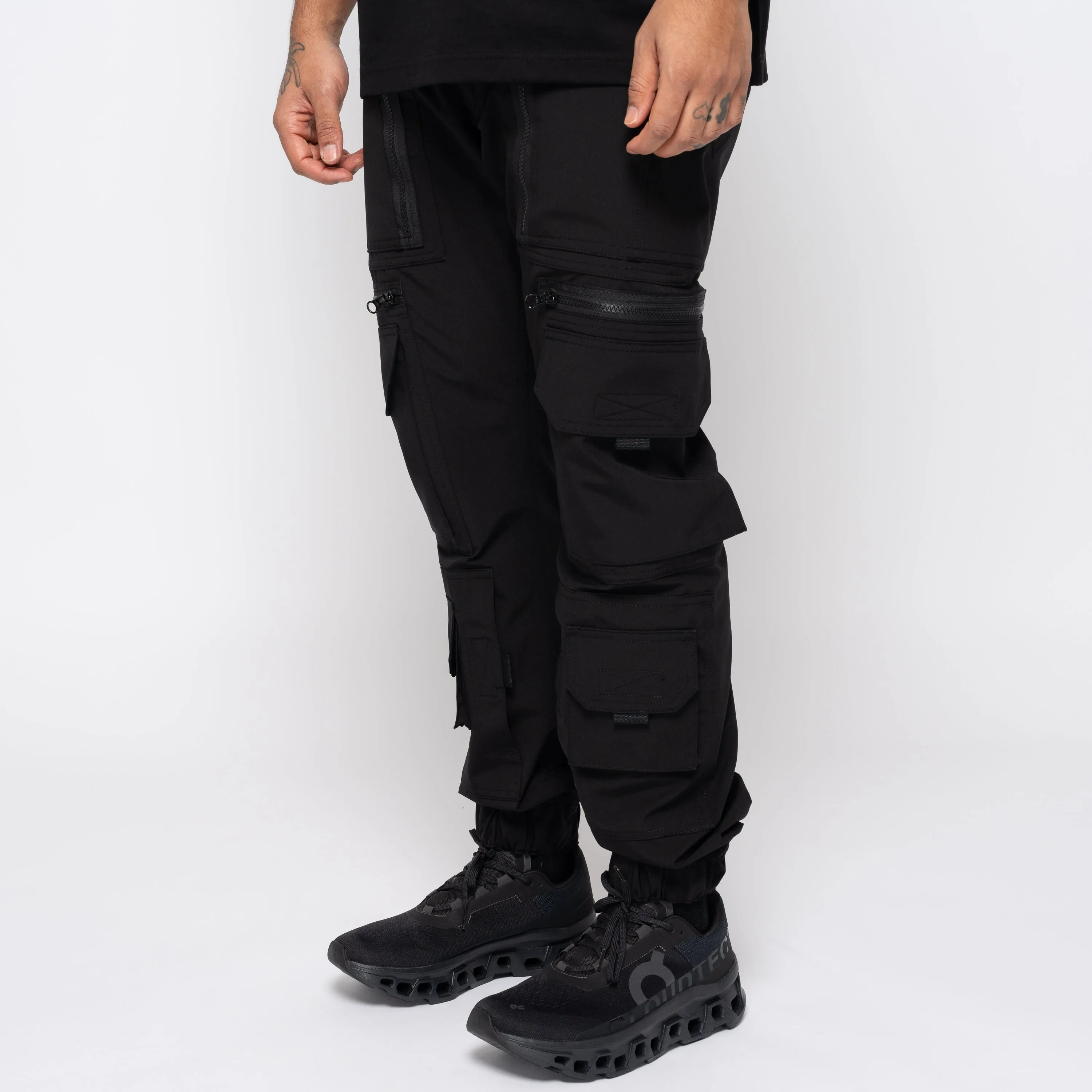 JW MAN Cargo Jogger Black WM-P005-051