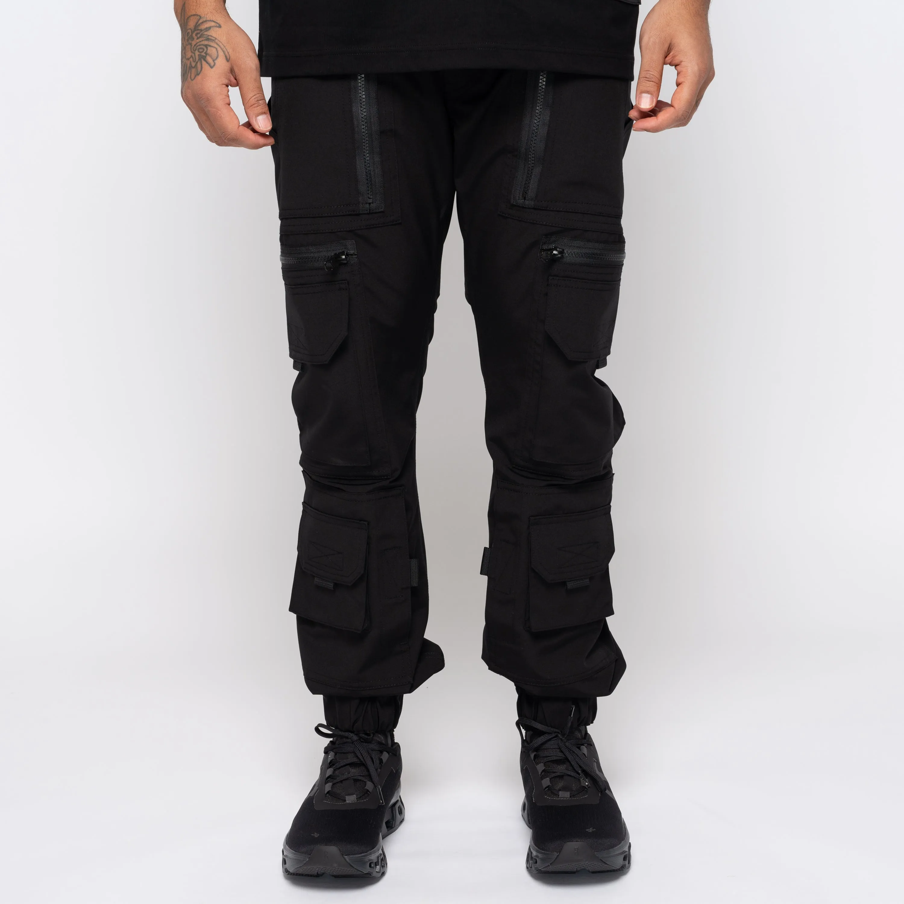 JW MAN Cargo Jogger Black WM-P005-051