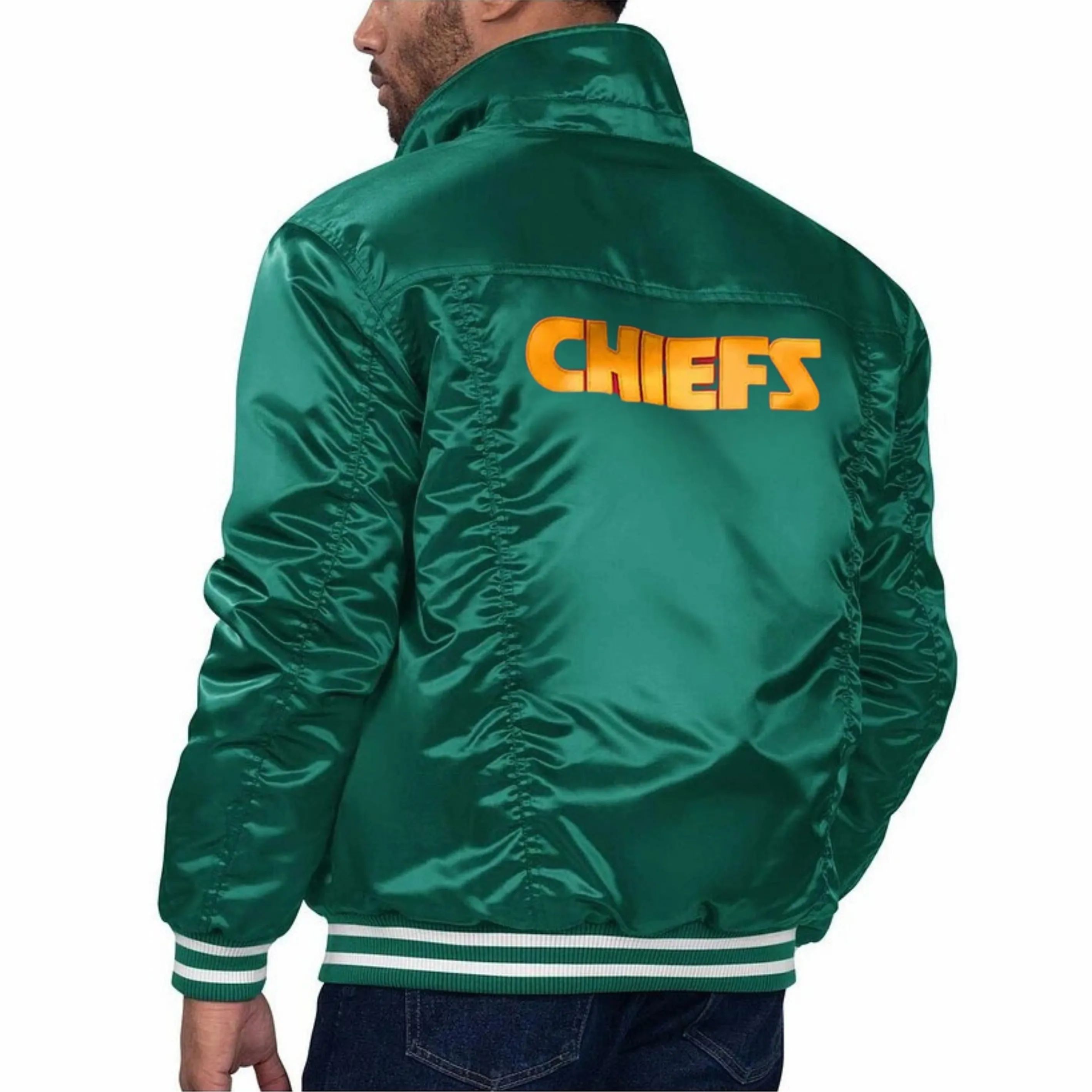 Kansas City Chiefs Silver Tab Trucker Jacket