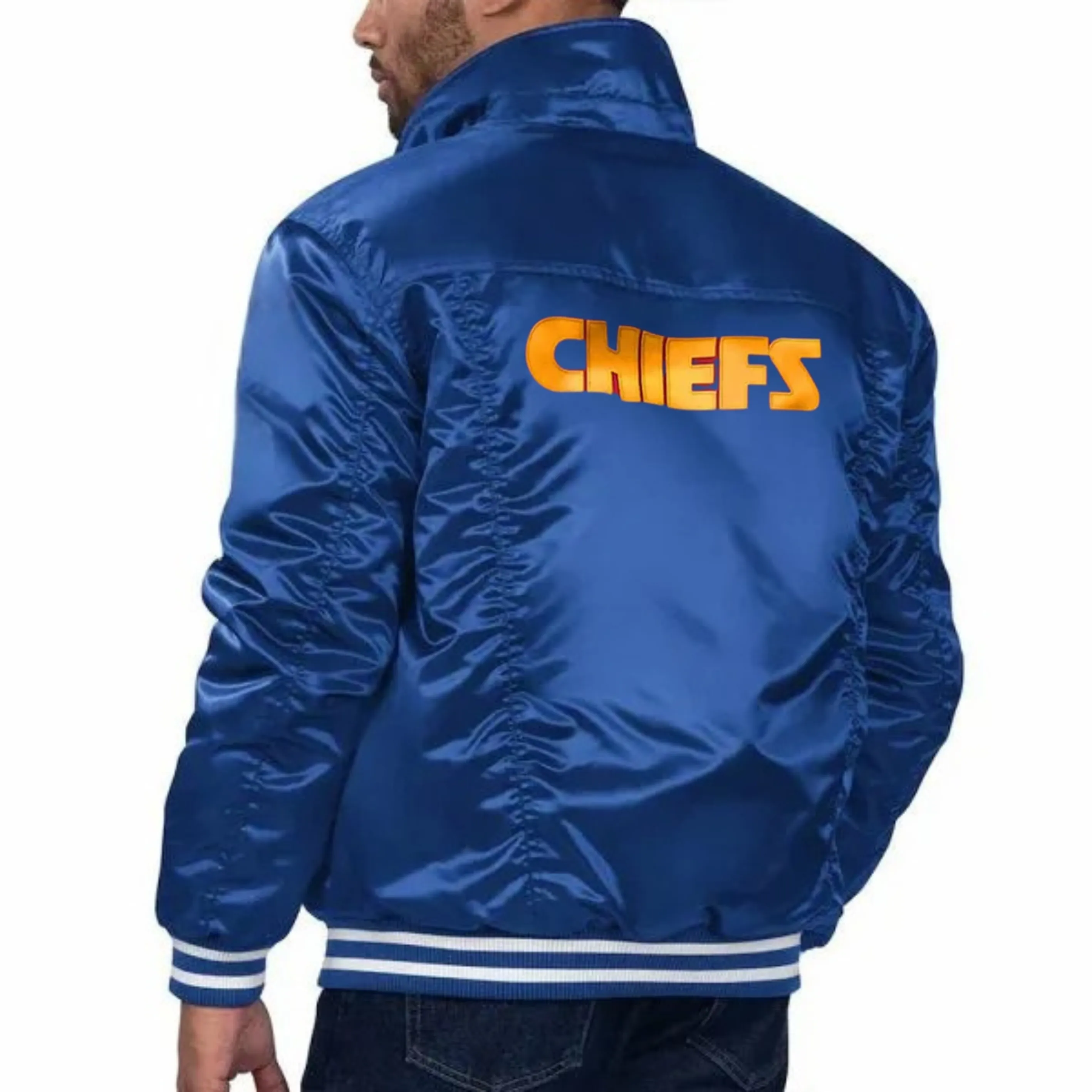 Kansas City Chiefs Silver Tab Trucker Jacket