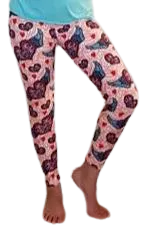 Kids Leggings - LUX Angel Heart