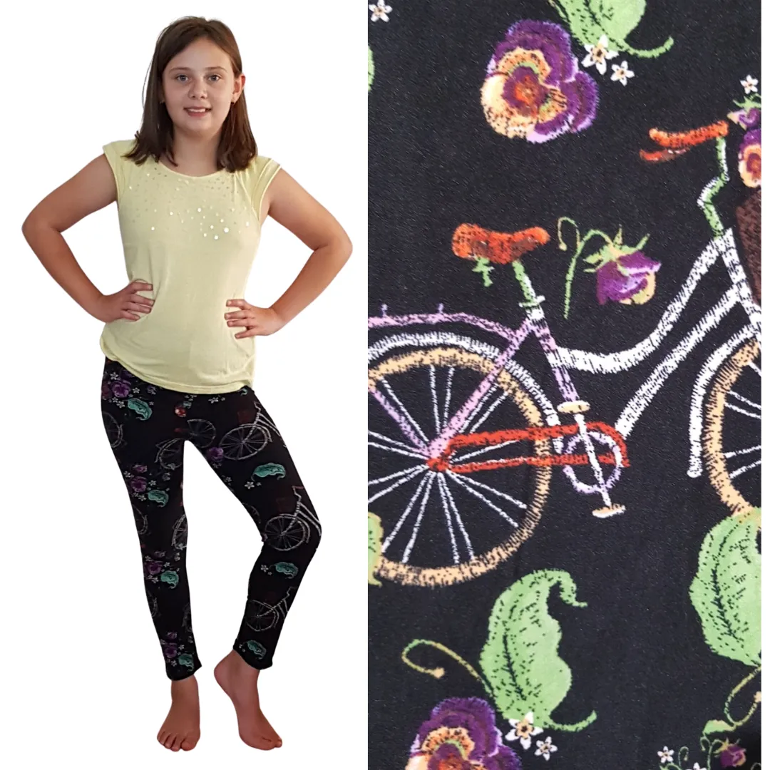 Kids Leggings - Originals Aunty's Bicycle