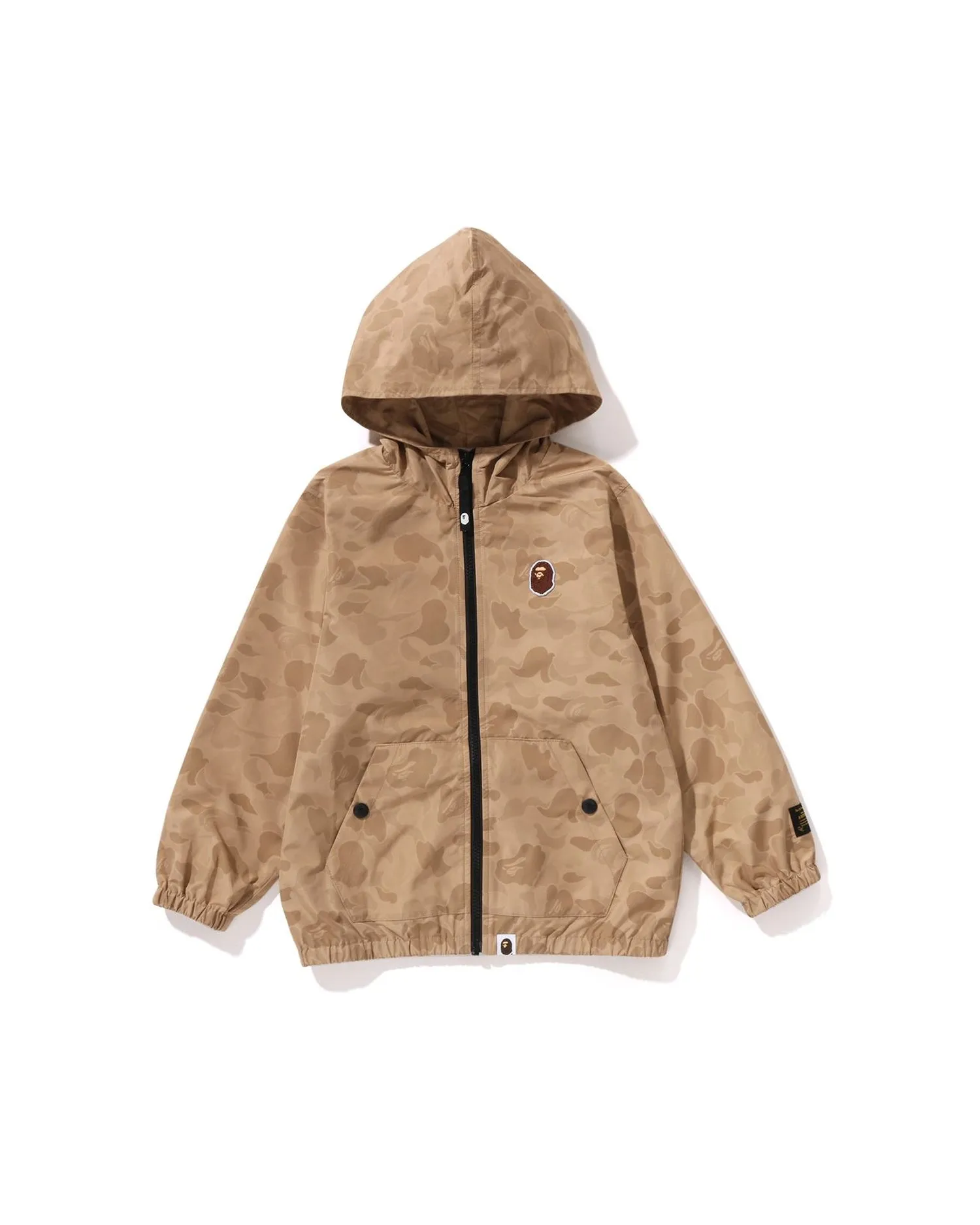 Kids Solid Camo Hoodie Jacket