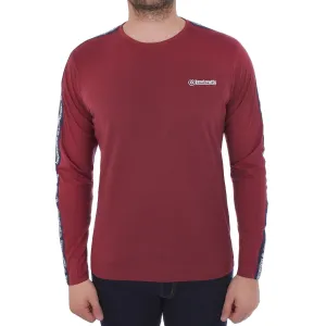 Lambretta Long Sleeve Taped Tee - Port