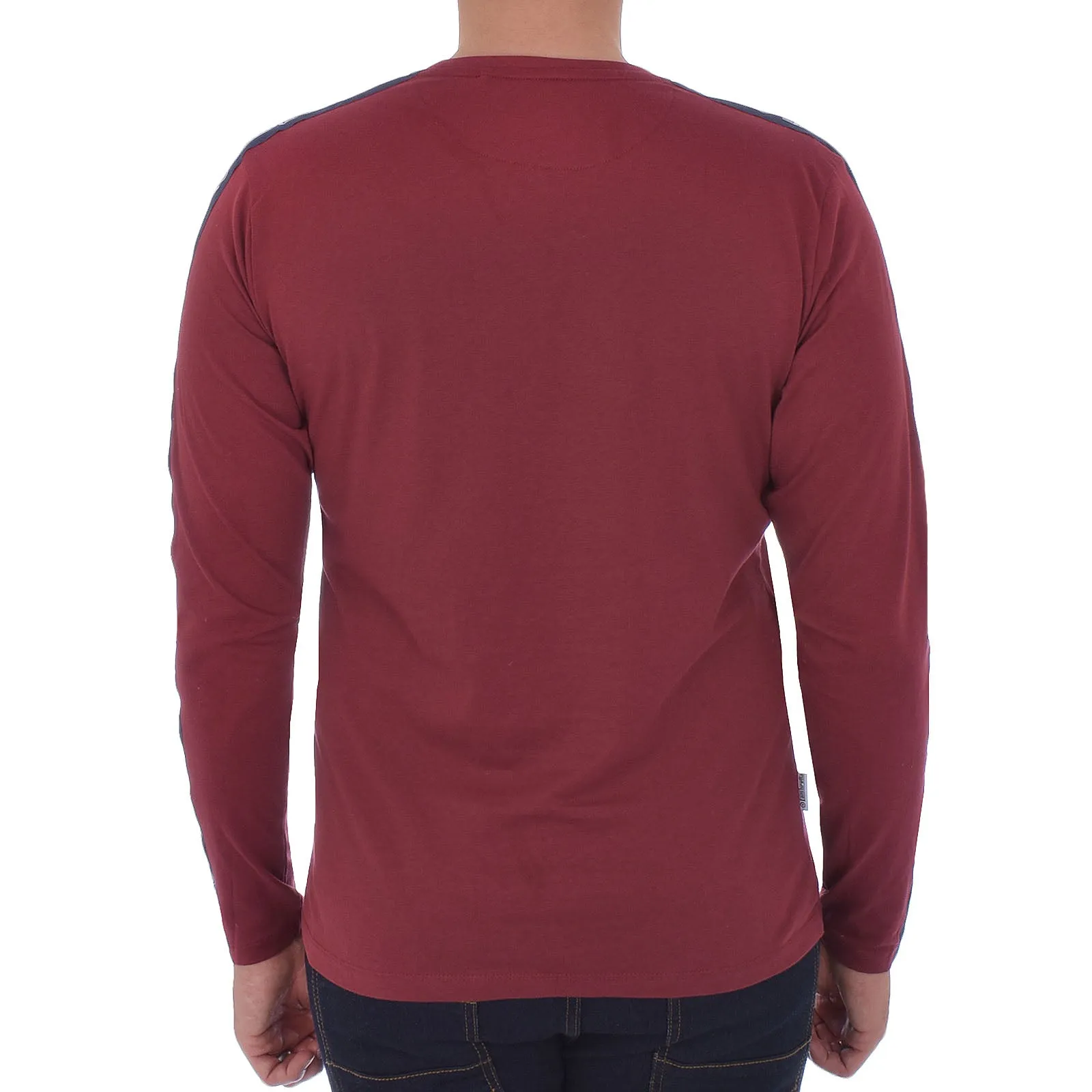 Lambretta Long Sleeve Taped Tee - Port