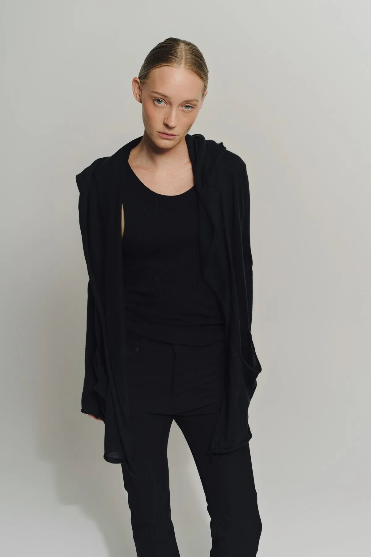 LARS ANDERSSON | HOODED WRAP JACKET