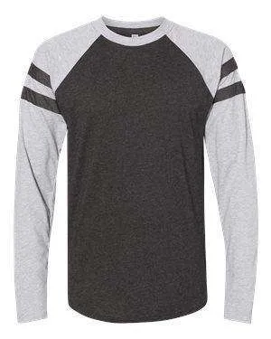 LAT Men's Jersey Mash-Up Long Sleeve T-Shirt - 6934