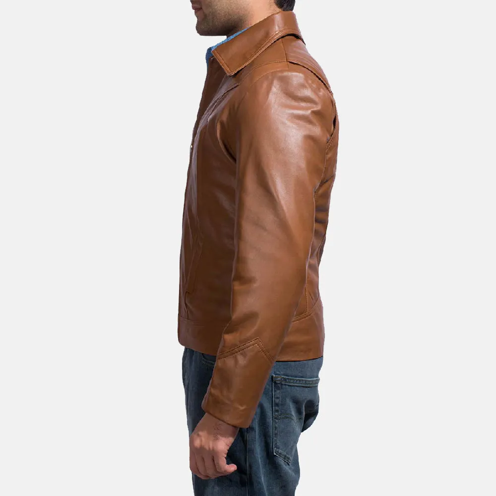 Legacy Brown Leather Jacket