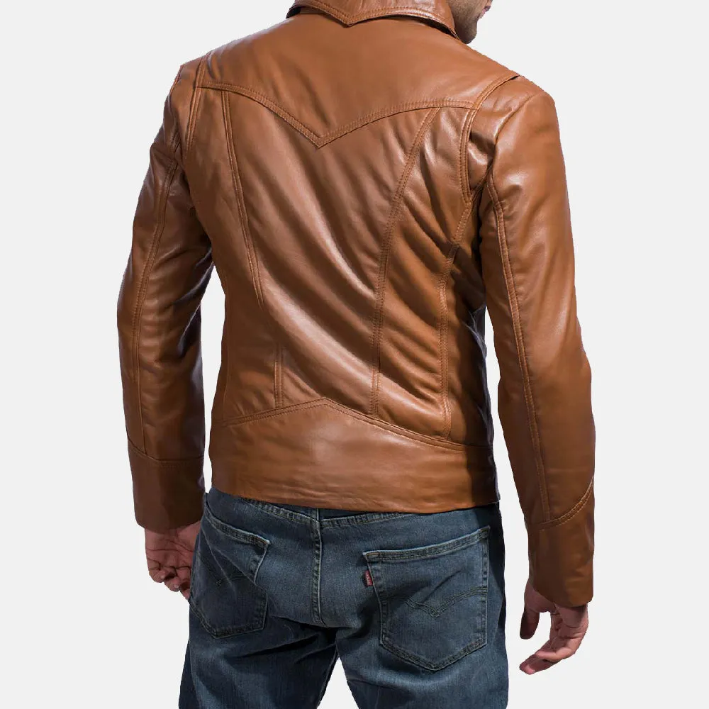 Legacy Brown Leather Jacket