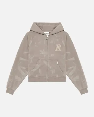 LEGACY ZIP HOODIE WASHED STONE