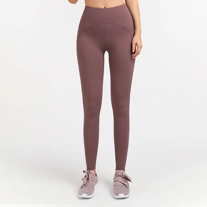 Leggings Cycling Wear Active High Waist Butt Lift Pants Classic Naked Nylon Sports Yoga Legging