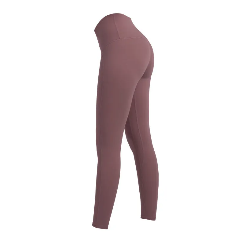 Leggings Cycling Wear Active High Waist Butt Lift Pants Classic Naked Nylon Sports Yoga Legging