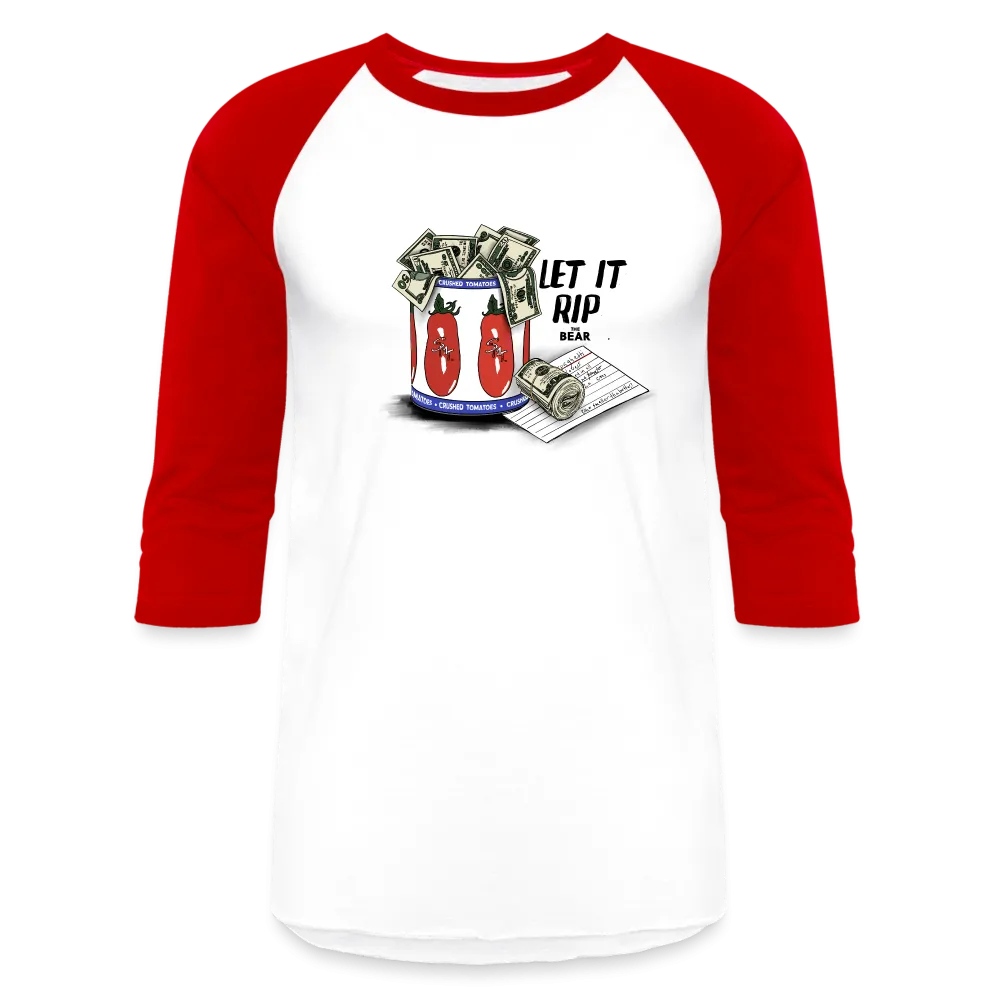 Let It Rip Unisex Baseball Tee