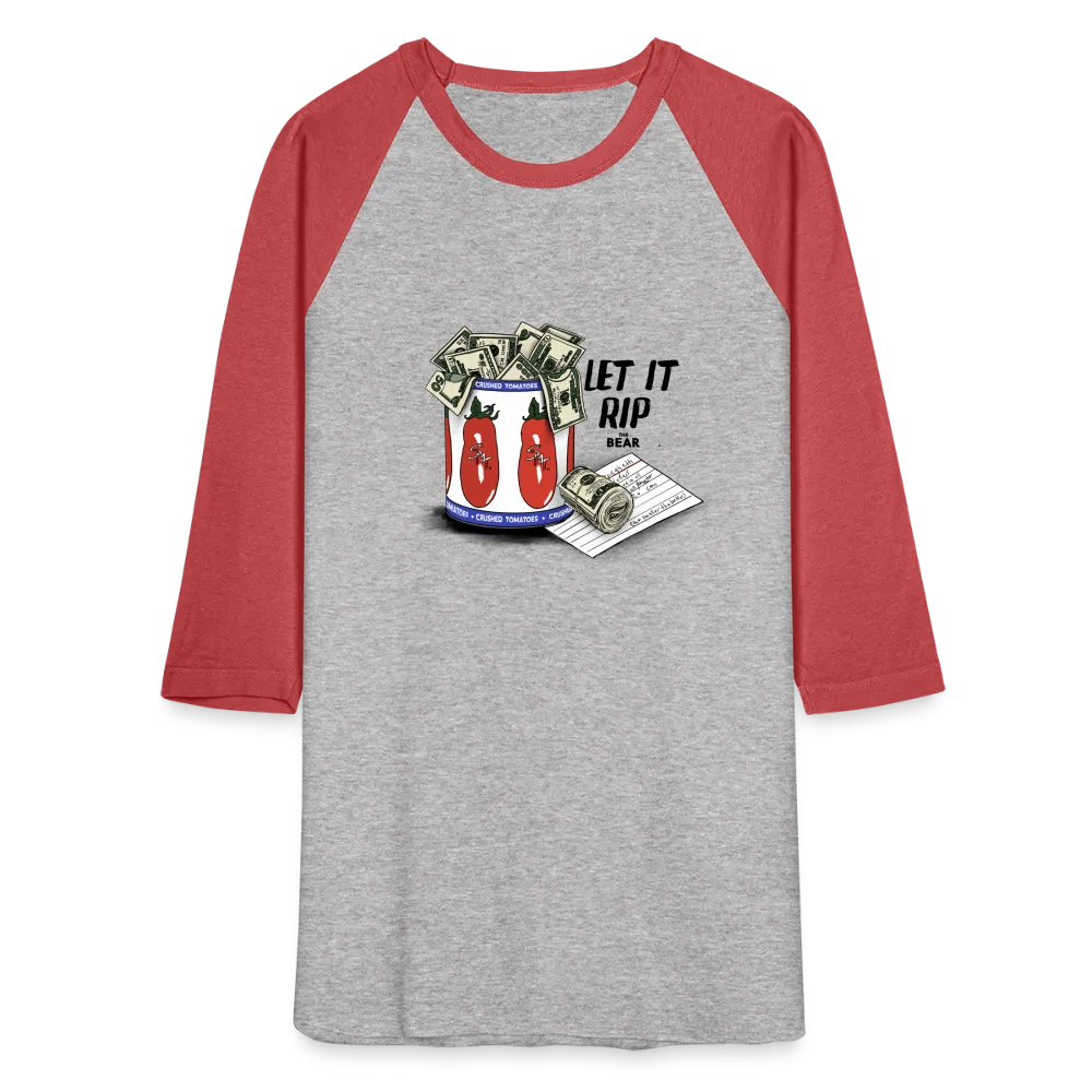 Let It Rip Unisex Baseball Tee