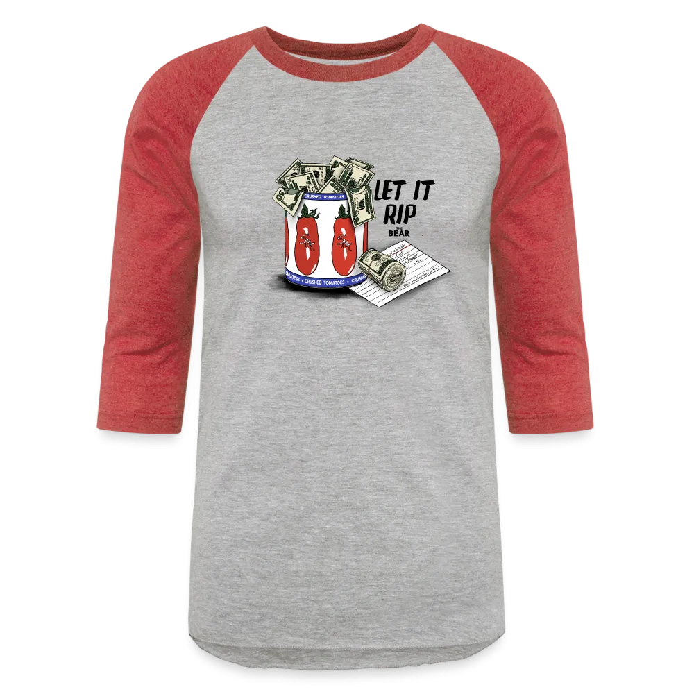 Let It Rip Unisex Baseball Tee