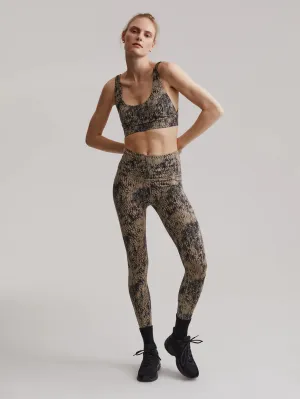 Lets Move High Rise Legging25 Saft Taupe Aligator