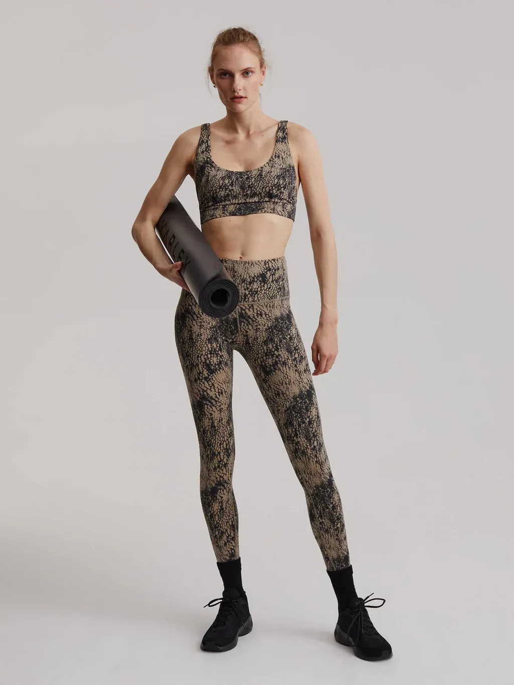 Lets Move High Rise Legging25 Saft Taupe Aligator