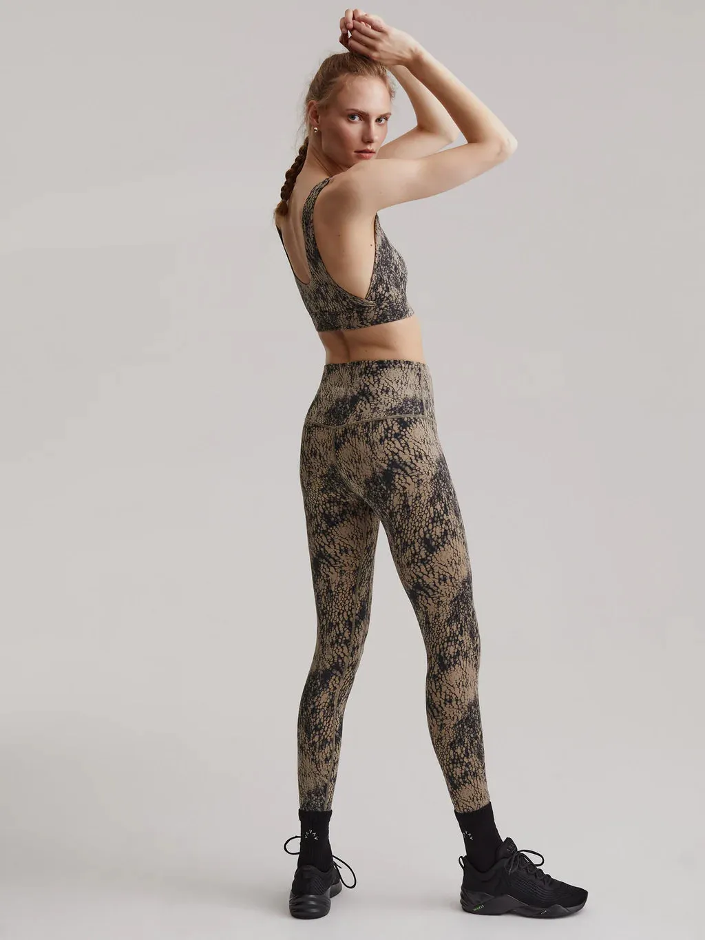 Lets Move High Rise Legging25 Saft Taupe Aligator
