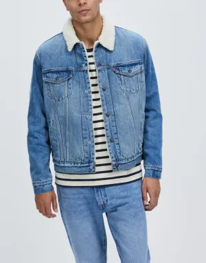 Levi Mens Sherpa Trucker Jacket (791290001)