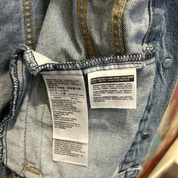 LEVI’S  Original Trucker Jean  Jacket  Sz XS