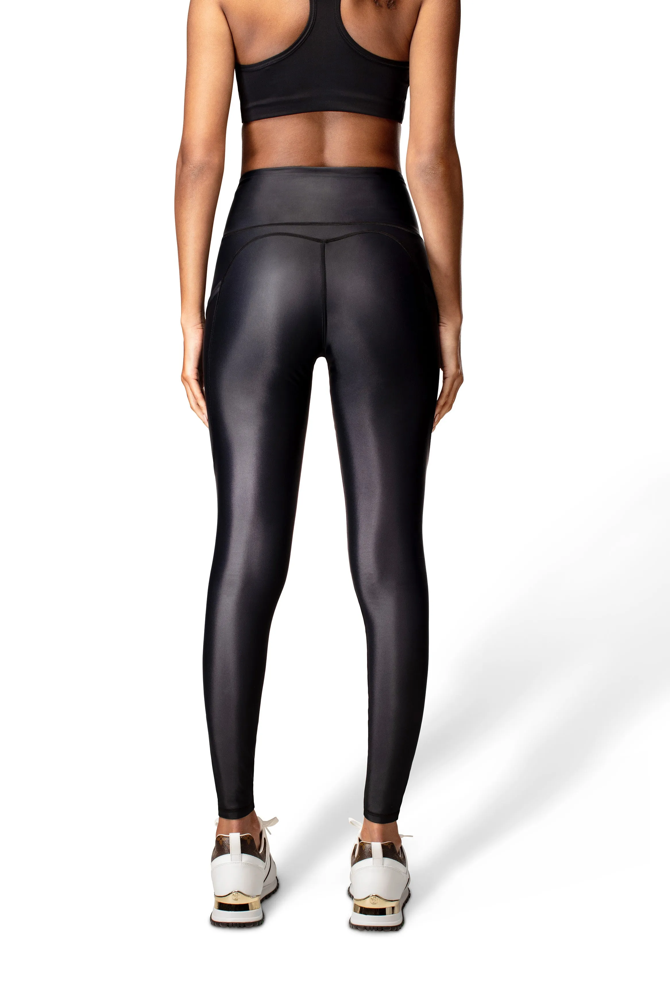 LIBERTY LOVE LEGGINGS IN BLACK | ROSE GOLD