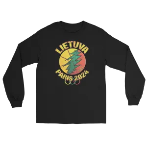 Lietuva Paris 2024 - Europe-Based Men's Classic Fit Cotton Long Sleeve T